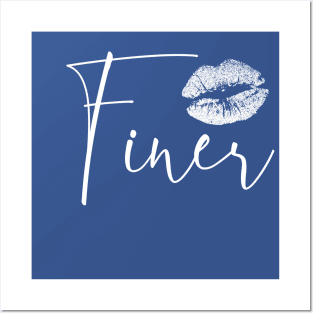 Cute Zeta Finer Sorority Lips Gear Posters and Art